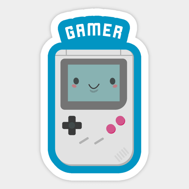 Cool Video Gamer T-Shirt Sticker by happinessinatee